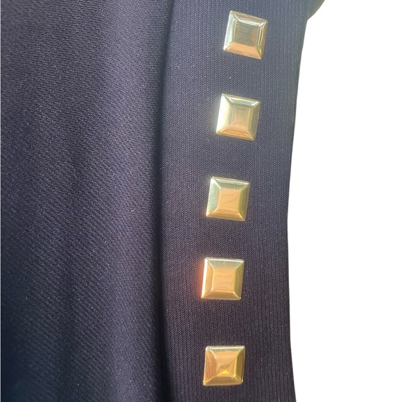 Black Dress with gold Embellishments - Picture 3 of 5
